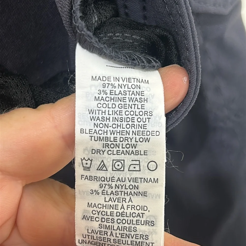 PRANA Halle Straight Convertible Hiking Pants Charcoal Gray Size 12 - Picture 14 of 16